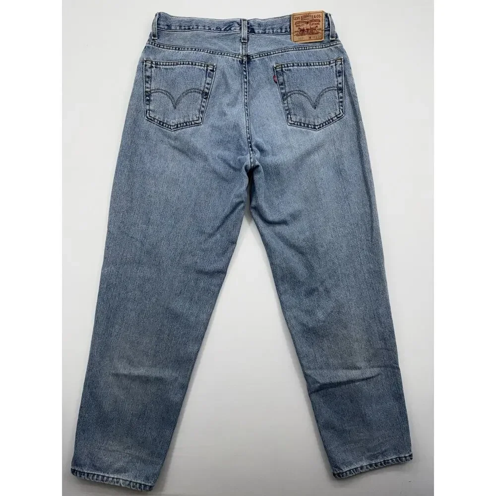 Levis 560 Comfort Fit Medium Wash Denim Blue Jeans Men's 35x34
